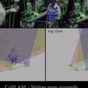 CoSLAM Collaborative Visual SLAM In Dynamic Environments Video Result I