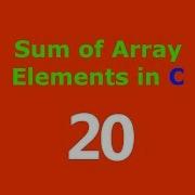 C Programming Tutorial In Hindi Sum Of Array Elements In C