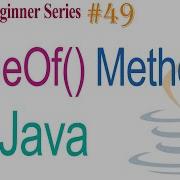 Java 49 ValueOf Method In Java Java Programming