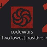 Codewars 7 Kuy Sum Of Two Lowest Positive Integers 2