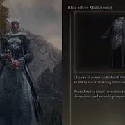 Elden Ring Blue Silver Mail Full Armor Set Drop Location And Showcase