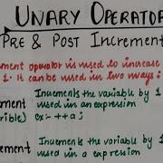 Unary Operator In Java Part 1 Pre Post Increment Hindi Lec 17 TheCodeBeat