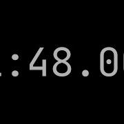 Countdown Timer 1 Minute 48 Seconds 01 48 000 White On Black With Milliseconds
