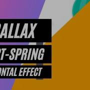 Demo How To Make Parallax Effect Horizonal Using React Spring