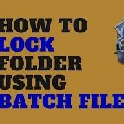 How To Lock Folder Using Batch File