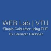 Simple Calculator Using PHP Program 8 VTU WEBLAB GenXclub