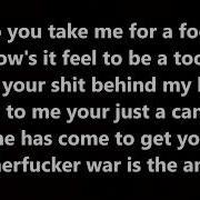 Five Finger Death Punch War Is The Answer Lyrics