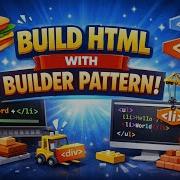 10 Шаблон проектирования Builder в JavaScript Автоматическая сборка HTML реальный пример