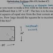 Sect 4 7 Part 1 Optimization Problems