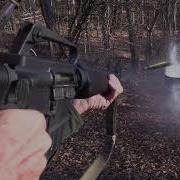 M16A1 против бочки с водой