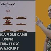 Whack A Mole Game Using HTML CSS And JavaScript