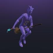 Ultra Mage Spell Animations Broom Sit Fly UE Unity Patreon Render Hub CG Trader