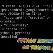 PYTHON ON ANDROID HOW TO INSTALL PYTHON ON TERMUX