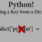 Python Removing A Key From A Dictionary