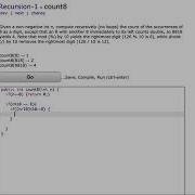 Java CodingBat Recursion 1 Count8