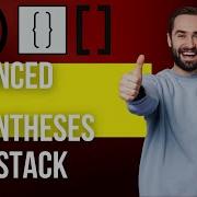 Check For Balanced Parentheses Using Stack Dynamic Programming Stack DSA JAVA