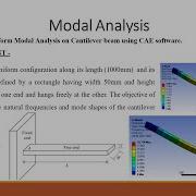 Модальный анализ консольной балки с использованием Ansys Workbench