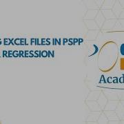 Importing Excel Files In PSPP For Regression
