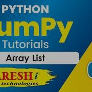 NumPy Array List NumPy In Python Tutorial Naresh IT