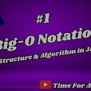 1 Big O Notation Data Structure Algorithms In Javascript Time For Audiobook
