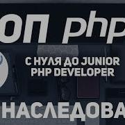 ООП для начинающих PHP Наследование Конструкторы в наследовании Свойство Protected