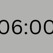 6 MINUTE TIMER COUNTDOWN TIMER MINIMAL