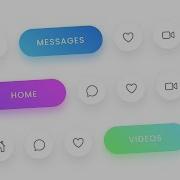 CSS Icon Hover Effects With Text And Gradient Drop Shadow
