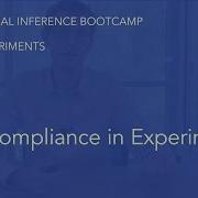 Noncompliers In Experiments Causal Inference Bootcamp