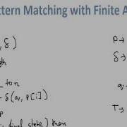 String Pattern Matching With Finite Automata Algorithm Design Analysis