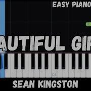 Sean Kingston Beautiful Girls Easy Piano Tutorial