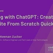 Coding With ChatGPT Creating A Website From Scratch Quickly Keenan Zucker Kojo Technologies