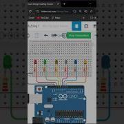 Color LED Flashing DJ Shorts Electricedison Tinkercad Arduino Arduinoproject