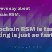Holochain RSM Is Fast Testing Is Just So Fast