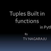 20 Tuple Built In Functions With Examples Part 2 Python Programming