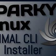 Минимальная установка Sparky Linux через командную строку Установщик командной строки на основе