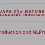 Natural Language Processing In Sinhala Part 1 Introduction And NLProcessor