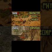 RDR1 против RDR2 Ragdoll Physics Evolution Тест реалистичной физики