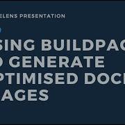 Creating Optimised Spring Boot Application Docker Images Using BuildPacks
