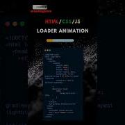 Loader Animation Using Html And CSS HTML CSS JS Programming Coding Webdevelopment Webdesign