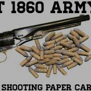 Colt 1860 Army Shooting Paper Cartridges
