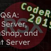 CodeRage 2019 Live Q A RAD Server DataSnap And Client Server