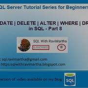 UPDATE DELETE WHERE ALTER DROP In SQL SELECT INSERT CREATE ADD Column Alter Datatype