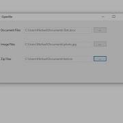 How To Use OpenFileDialog Control Txt Jpg Zip Vb Net