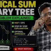 Vertical Sum In Binary Tree Easy Map Solution GFG POTD