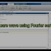 Square Wave Analysis Using Fourier Series Matlab Code