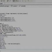 Java GUI Lesson 6 Menus