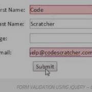 Form Validation Using JQuery