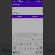Android Studio Demo SQLite CRUD Operation Update UI Design