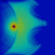 Wave Simulation Over An Irregular Bounded Domain