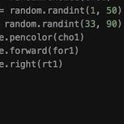 Python Program To Draw Random Coloured Lines Using The Turtle Library
